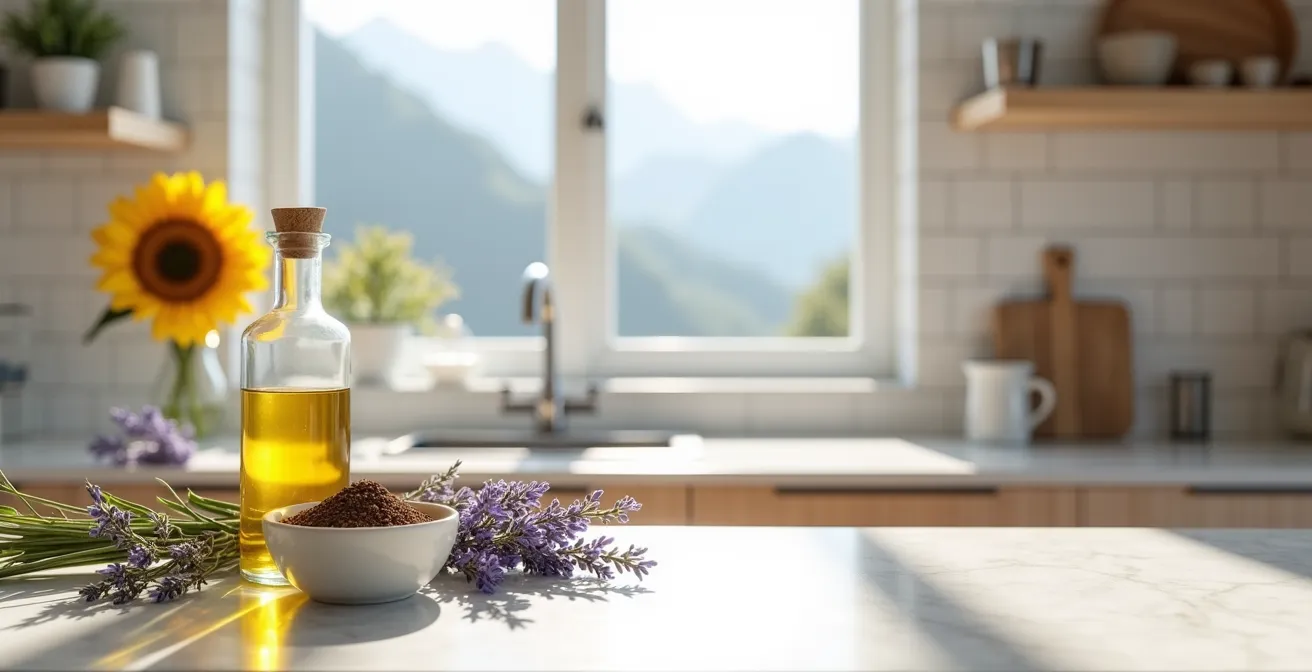 Hausgemachtes Kaffeepeeling mit natürlichen Schweizer Zutaten